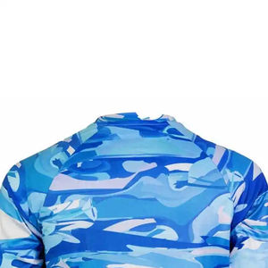 Imprimé personnalisé hommes à manches longues pêche Jersey chemise respirant UPF 50 + séchage rapide imperméable avant vêtements de plein air - Product Image 4