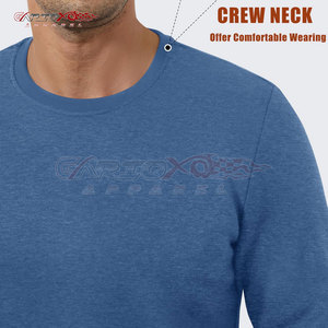 Sudadera de mezcla de algodón Sherpa Fleece cálida para hombre con cierre de cremallera y forro interior suave Sudadera elegante de Sherpa Fleece para hombre - Product Image 3