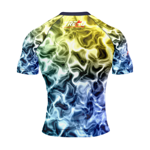 เสื้อมวยปล้ำ MMA แบบป้องกันผื่นสำหรับผู้ชายน้ำหนักเบา2025-26ระบายอากาศได้ดีโลโก้ออกแบบได้ตามต้องการ - Product Image 6