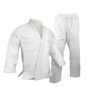 เครื่องแบบ Jiu-Jitsu-judo-GI ผ้าคอตตอนชุดศิลปะการต่อสู้จิว-จิตสึ-ยูโดกิ2026สีขาว - Product Image 5