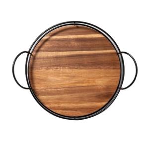 Hôtel Restaurants Traiteur Service Rectangulaire Émail Finition Plateau Ustensiles De Cuisine Utilisation Chocolat Serveur Plateaux En Bois Dessert - Product Image 2