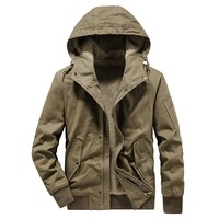 Veste cargo à capuche en polaire personnalisée pour homme, chaude, hiver, coupe oversize, brodée, en coton, multi-poches, décontractée, vente en gros