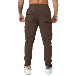 Pantalon cargo en toile camouflage tendance, unisexe, anti-boulochage, léger, taille élastique, devant plat, pantalon décontracté, meilleur choix - Product Image 5
