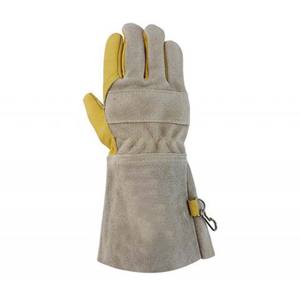 Nouveau 2025 Gants de soudage sur mesure de qualité supérieure Gants de travail d'hiver avec cuir fendu de vache - Product Image 1