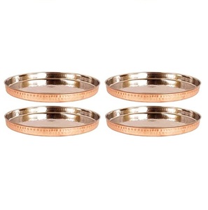 Ensemble de 6 sous-plaques au design fait à la main de qualité supérieure avec un revêtement poli brillant argenté extra luxueux aux meilleurs tarifs - Product Image 4