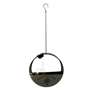 Luces colgantes solares redondas <span class=keywords><strong>de</strong></span> Metal multifunción, LED linterna <span class=keywords><strong>de</strong></span> <span class=keywords><strong>hierro</strong></span>, maceta <span class=keywords><strong>de</strong></span> pared creativa, alimentador <span class=keywords><strong>de</strong></span> pájaros LED, soporte <span class=keywords><strong>de</strong></span> flores decorativas - Product Image 2