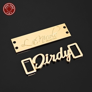 Étiquette métallique dorée personnalisée pour sacs, hijabs, abayas, foulards, chaussures, vêtements – Logo de marque sur mesure - Product Image 5