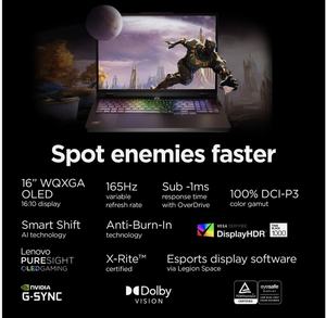 สินค้าขายดี ของแท้ พร้อมส่ง สำหรับ Legion Pro 5 แล็ปท็อปเกมมิ่ง OLED ขนาด 16 นิ้ว-AMD Ryzen 7 2025 SSD - Product Image 4