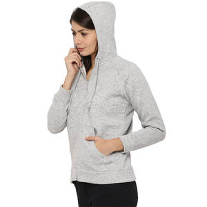 Sweat à capuche zippé à coupe élégante avec un design simple et un port confortable pour un look de rue Sweat à capuche zippé essentiel avec tissu doux - Product Image 3