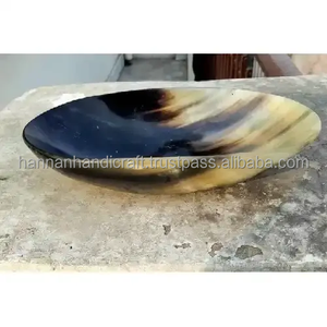 ชามเขาควายสำหรับตกแต่งบ้านและของตกแต่งงานหัตถกรรมฮอร์นอินเดียทุกขนาด - Product Image 4