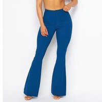 Jeans de Corte Bootcut Ajustados de Cintura Alta 2026 con Logotipo Personalizado OEM, Pantalones Vaqueros Holgados de Mezclilla para Mujer, Estilo Casual y a la Moda