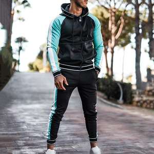Fabricant de survêtements sur mesure Sweats à capuche pour hommes Nouveau design de survêtement personnalisé Coupe-vent Vêtements d'entraînement pour hommes - Product Image 3