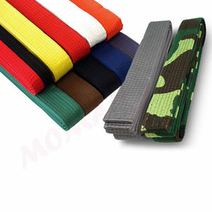 Venta caliente cinturón de Karate hecho a medida con logotipo personalizado equipo de entrenamiento de precio barato de fabricantes - Product Image 3