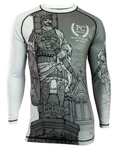 Personnalisez votre propre logo sur un rashguard à manches longues sublimé UPF50+ pour hommes, MMA, BJJ, rashguards MMA entièrement sublimés - Product Image 5
