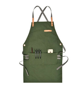 High-Value Thickened Cotton Canvas Bib <b>Apron</b> <b>Waterproof</b> and Oil-Proof for Kitchen Cooking Gardening Cleaning Chef BBQ Use - Product Image 6