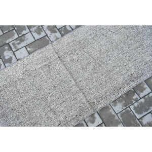 พรมวินเทจ, พรมตุรกีขนาด 2.1x6.7 ฟุต, พรมขนสัตว์ลายอิคัตสีเทาขาว - Product Image 5
