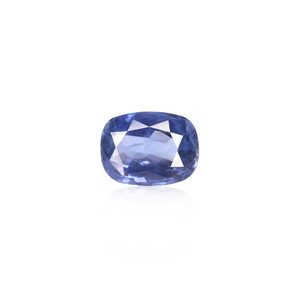 Zafiro Azul de 4.43 Quilates, Gema Natural Facetada y Calibrada de 10 mm, Color Azul Real, Altura 8 mm, Gema Suelta Tratada con Calor - Product Image 1