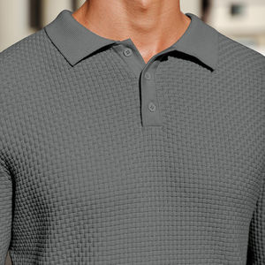 Polos, proveedor de camisetas de polo, venta al por mayor, suéter de cuello de punto de poliéster, camisetas de Polo de manga larga - Product Image 4