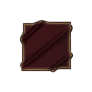 ผ้าพันคอผ้าไหมซาตินลายจุดสไตล์วินเทจ - Product Image 1