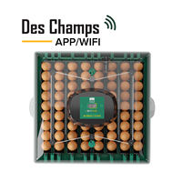 APP WIFI Incubadora de huevos inteligente, nuevo diseño, MODELO DE LA UE para incubar huevos de ganso, pato y pollo, envío rápido
