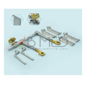 Rétracteur cervical réglable de qualité OR Caspar avec lames, instruments de chirurgie de la colonne vertébrale, matériel d'instrumentation - Product Image 5