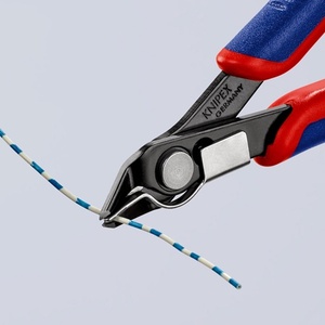KNIPEX Super-Knips Electronic Side Cutters Length 125mm Form 8 Beveled <b>Edge</b> Very Small Burnished Knives & <b>Tools</b> - Product Image 6