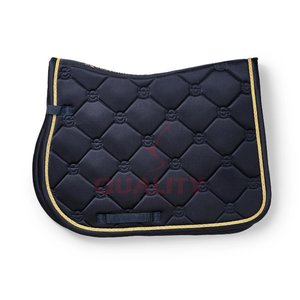 Tapis de selle anglais respirant matelassé avec doublure douce durable et favorable pour l'équitation quotidienne et la performance équestre - Product Image 4
