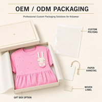 Robe de fête d'anniversaire pour filles, logo de marque personnalisé, printemps, ODM, 2-12 ans, coton écologique, design princesse, longueur genou