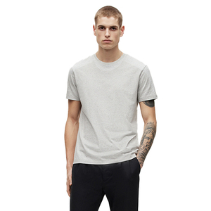 T-shirts pour hommes en coton 100% en gros, coupe ample, logo personnalisé imprimé, coupe régulière, 180 grammes, t-shirt graphique d'été - Product Image 1