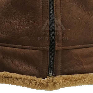 Wholesale Custom Size Leather <b>Fur</b> <b>Jacket</b> Outdoor Use Leather <b>Fur</b> <b>Jacket</b> Customized <b>Men</b> Leather <b>Fur</b> <b>Jacket</b> - Product Image 6
