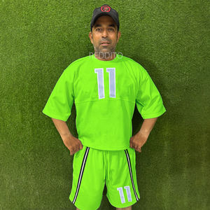 Conjunto Deportivo de Dos Piezas para Hombre, Diseño Personalizado, Venta al por Mayor, Talla Grande, Ropa de Playa, Pantalones Cortos, Camiseta Informal, 100% Algodón para Chico - Product Image 1