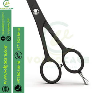 Ciseaux de coupe de cheveux de barbier de qualité professionnelle poignée en acier inoxydable de qualité salon pointe de lame tranchante Style Unique - Product Image 3