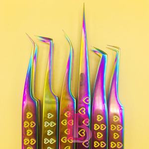 Pinces à cils multi-usages en forme de cœur, pinces à cils en vison, design inférieur en forme de cœur, offre multi-logos, durable - Product Image 6