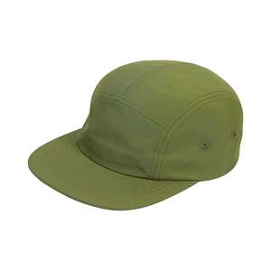 Gorra de Béisbol de Nailon de Secado Rápido de 5 Paneles, Gorra Ligera para Correr con Visera Plana y Cierre a Presión, Estilo Liso - Product Image 3