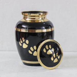 Urns ทองเหลืองอุ้งเท้าสัตว์เลี้ยง,สำหรับขี้เถ้าสีน้ำตาลสลักเถ้ากระดูกสำหรับสัตว์เลี้ยงเถ้ากระดูก - Product Image 3