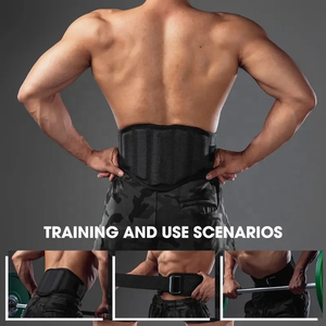 Ceinture de musculation unisexe en néoprène robuste avec protection professionnelle, fermeture à boucle réglable pour la musculation en salle de sport - Product Image 6