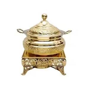 Réchaud à buffet en métal, plat de service en acier inoxydable pour hôtel - Product Image 5