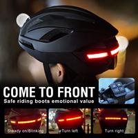 Casque de moto intelligent avec caméra sport 1080P anti-vibrations 170° °   Kit de navigation universel pour vélo électrique avec feu arrière à distance
