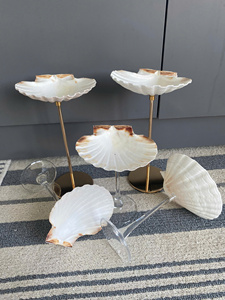 Seashell Glasses for Luxury Wedding Settings Vietnam Seashell Glasses with Coastal Charm Perfect for Nautical Theme Parties - Product Image 5