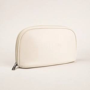 Elegant PU Leather Makeup <b>Bag</b> for <b>Ladies</b> with Zipper Closure for Cosmetic Storage - Product Image 1