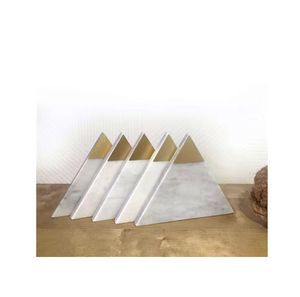 India Factory Direct <b>Black</b> <b>Heart</b> Slate Stone Coaster Resin Material Brass Inlay Square Design Hot Sale Metal Marble Pads Mats - Product Image 3