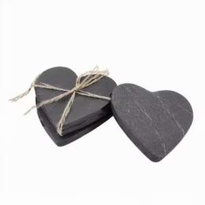 Sous-verres en marbre Ensemble de sous-verres en marbre de haute qualité Vaisselle Décoration de table Tapis et tampons Dessous de verre à thé uniques pour la maison - Product Image 5