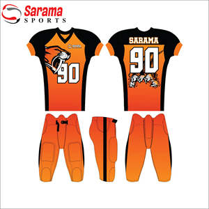 Uniforme de fútbol americano de hombre personalizado ligero de la mejor calidad en conjuntos impresos de talla grande diseño transpirable - Product Image 2