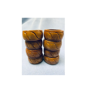 Porte-serviette en bois en gros rond rond rond rond décor de table accessoire de fête en bois fantaisie - Product Image 6