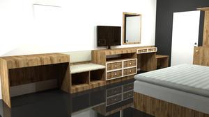 Damla Meubles en bois robustes personnalisés pour hôtels, appartements et chambres à coucher Projets d'ameublement de chambre à coucher de fabrication turque - Product Image 2