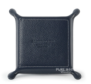 Plateau de rangement structuré pour bureau et salon - Cuir véritable italien - Fait main - PS640 - Product Image 3