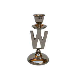 Bougeoir Antique en Argent Bougeoirs en Métal de Forme Royale pour Maison Villa Dîner et Pièce Maîtresse de Mariage T-Light Holder - Product Image 4