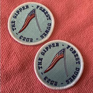 Patchs brodés à bordure surjetée / Étiquettes brodées en sergé de forme personnalisée pour costumes - Product Image 6