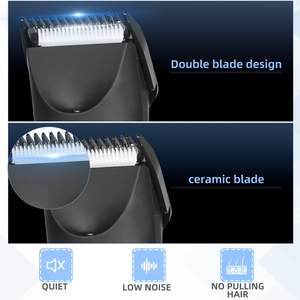 Tondeuse Électrique Étanche pour Hommes, pour Poils du Sous-Vêtement, Utilisation Humide et Sèche, avec Écran LED, Lame en Céramique, Rasoir d'Hygiène, Station de Recharge - Product Image 3
