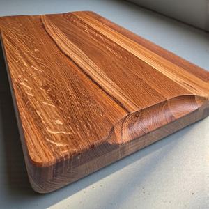 Handcrafted <b>Oak</b> Butcher <b>Block</b> Solid Wood Kitchen Cutting Board Thick Durable Surface For Meat Vegetables Bread And Daily Cooking - Product Image 1
